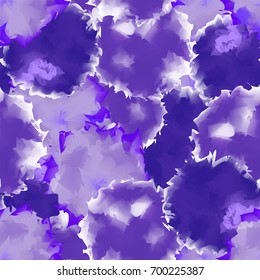 Deep purple seamless watercolor texture background. Comely abstract deep purple seamless watercolor texture pattern. Expressive messy vector illustration.