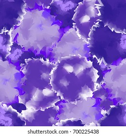 Deep purple seamless watercolor texture background. Classy abstract deep purple seamless watercolor texture pattern. Expressive messy vector illustration.