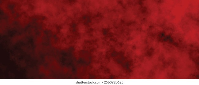 Deep Red and Black Smoky Haze for a Bold and Atmospheric Background in Artistic Design Concepts
