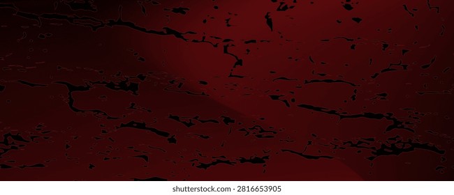 Deep red cracked texture with grunge distress and dramatic low lighting, offering a moody, vintage surface for backgrounds, posters, horror and cinematic designs, packaging, or editorial layouts.