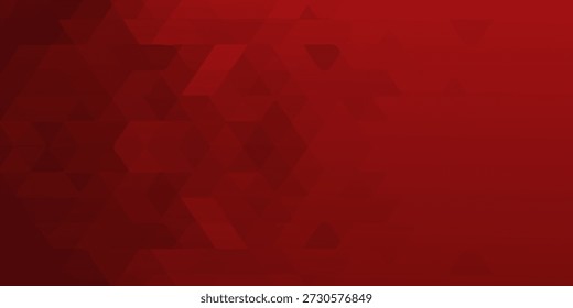 Fondo geométrico rojo profundo