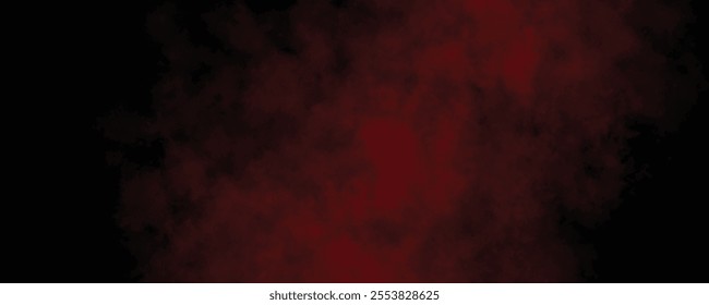 Deep Red Mist and Smoky Fog Forming an Abstract, Atmospheric Scene with a Dark and Foreboding Tone
