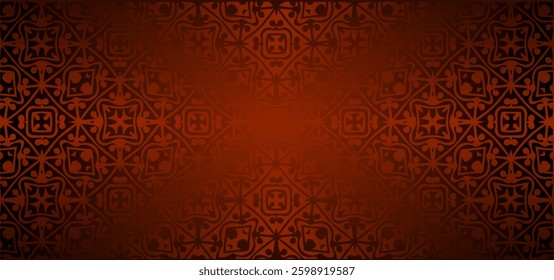A deep red patterned background with a dark gradient effect. This dramatic and sophisticated design is great for decorative elements or elegant backgrounds.