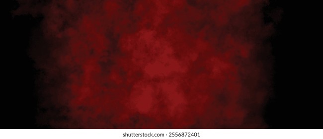 Deep Red Smoke Texture Floating in Black Darkness for Bold and Creative Design Applications
