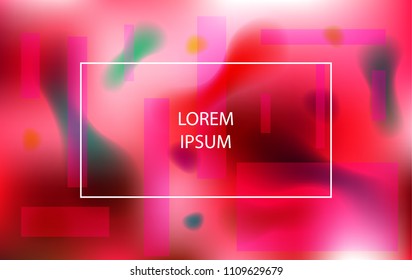 Deep red vibrant background with abstract shapes. Modern fluid cherry wallpaper with gradient blobs for ui design, web, apps wallpaper, banner