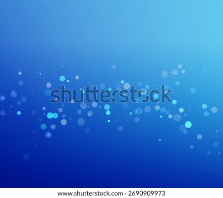 Deep Royal Blue Bokeh Vector Background For Events