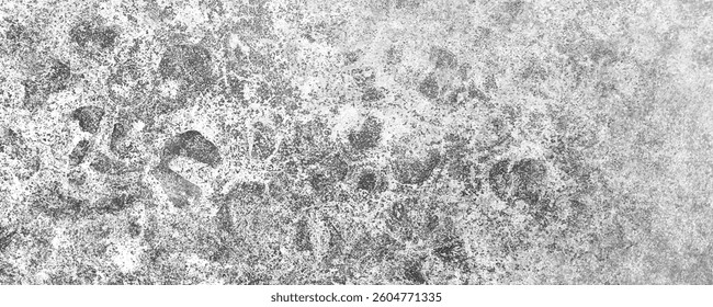 The Deep and Rugged Aesthetic of a Gritty and Scratched Cement Wall

