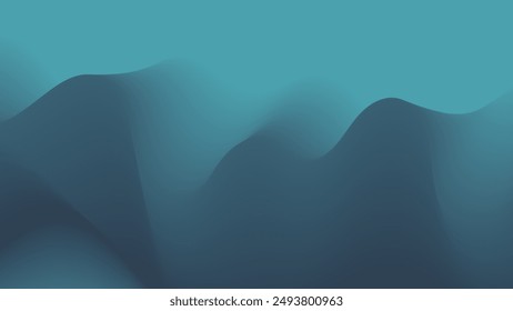 Deep sea color abstract wave background. Modern design template for web cover	