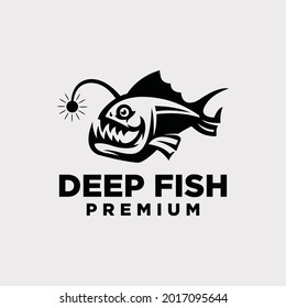 deep sea fish vector illustration design 