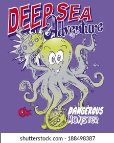 deep sea monster Octopus