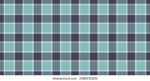 Deep seamless plaid textile, traditional texture check fabric. Sale background pattern tartan vector in pastel and light colors palette.