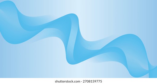 Fundo abstrato do gradiente azul celeste profundo com listras curva linha vetor imagem
