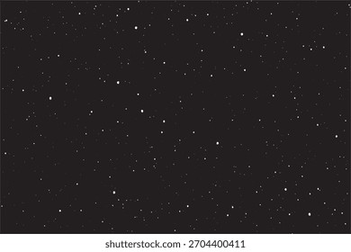 Fondo negro del espacio profundo con los puntos blancos