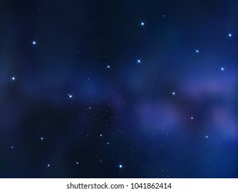 deep space nebula vector background