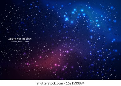 Deep space,Galaxy, abstract  background  for your graphic design.Vector illustration