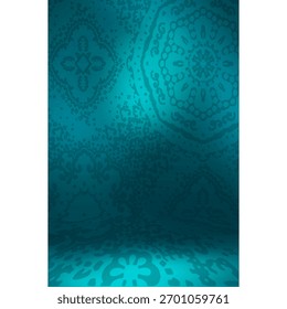 Um fundo texturizado escuro profundo com um padrão sutil cria uma atmosfera serena e sofisticada, ideal para projetos que exigem um toque calmante e elegante.