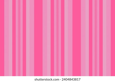 Deep texture pattern vector, store seamless lines background. Cover fabric textile stripe vertical in pink and light colors.