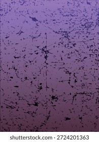 Tief violett und blau Schmutzspritzer . Ätherischer kosmischer abstrakter Hintergrund mit Rauschen