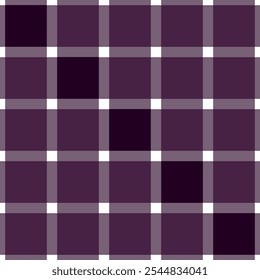 Deep violet plaid pattern, diagonal shadow