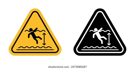 Deep Water Warning Sign Prevent Accidents in Deep Water Zones