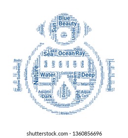 deep word cloud. tag cloud about deep.