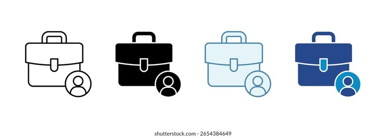 Deep Work Icon Set Multiple Style Collection