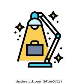 deep work time management color icon vector. deep work time management sign. isolated symbol illustration