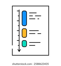 deep work time management line icon vector. deep work time management sign. isolated symbol illustration