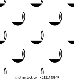 Deepak Ornamental Seamless Pattern Vector Art Illustration