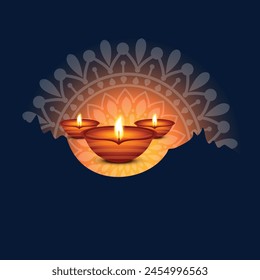 Deepawali Background Vector Template design
