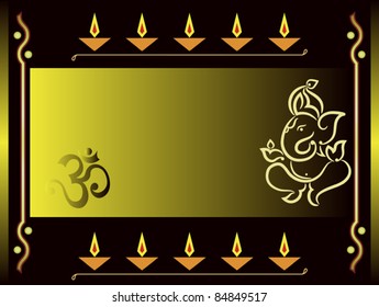 Deepawali Ganesha Greeting