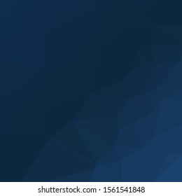 deepblue Color Abstract trianglify Generative Art background illustration