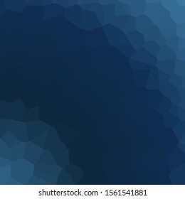 deepblue Color Abstract trianglify Generative Art background illustration