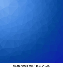 deepblue Color Abstract trianglify Generative Art background illustration