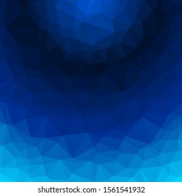 deepblue Color Abstract trianglify Generative Art background illustration