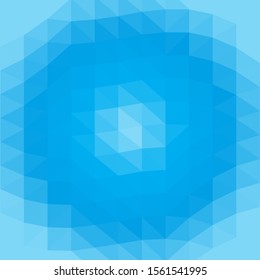 deepblue Color Abstract trianglify Generative Art background illustration