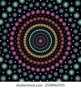 From the deepest indigo to the brightest emerald, this image is a cosmic tapestry woven with light and color. Also visual journey through the spectrum of emotions, each shade a unique expression.