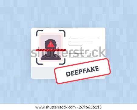 Deepfake detection identifies AI-generated identity fraud through biometric scanning and warning alerts on digital passports. Kyc fraud prevention with fake identities, online verification accuracy