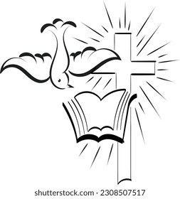 Deeply Meaningful Christian Tattoo. Christian Symbol use as poster, card, flyer, Tattoo or T Shirt