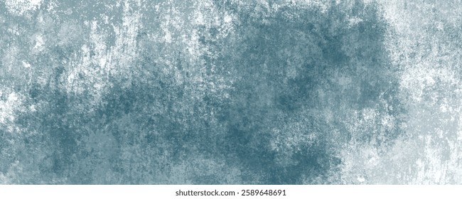 Deeply Textured Blue and Gray Grunge Background with a Subtle, Soft, and Worn Look
