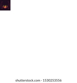 deepwali diya decoration background with text space