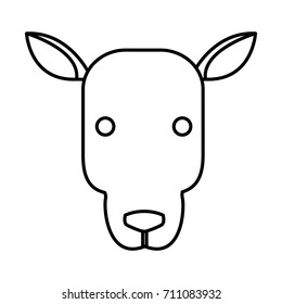 Deer animal cartoon