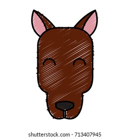Deer animal cartoon
