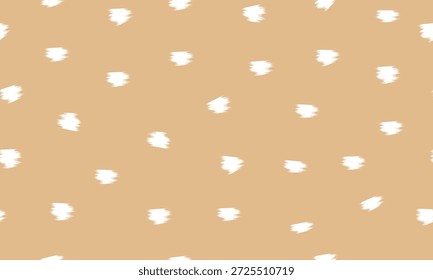 Padrão de pele de animal de veado. Textura manchada de branco em tons beges inspirada na vida selvagem da floresta. Plano de fundo perfeito.