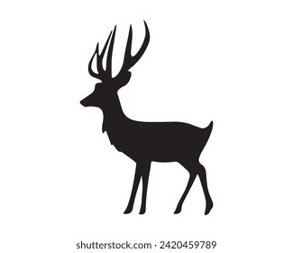 Deer Animal Illustration Vector Design