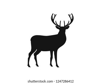 Deer animal silhouette