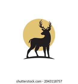 Deer Animal Template vector icon illustration design