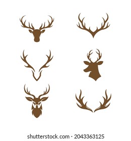 Deer Animal Template vector icon illustration design