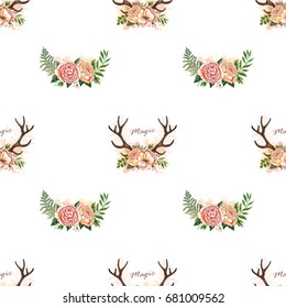 deer anller pattern