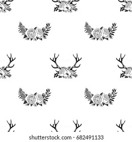 deer anller pattern
